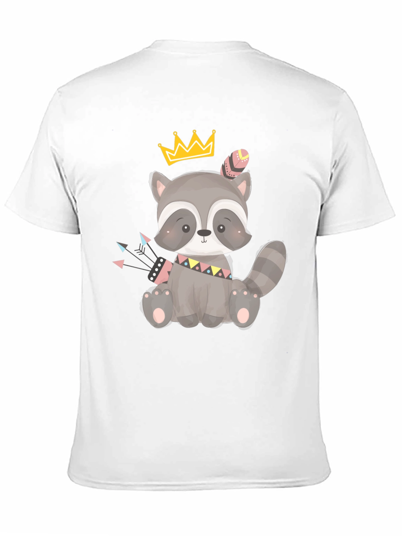 Cute Raccoon King T-Shirt