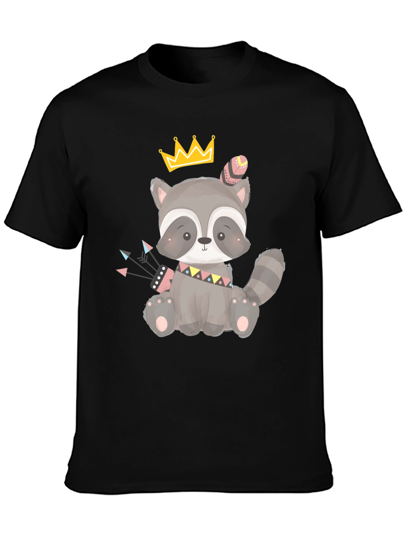 Cute Raccoon King T-Shirt