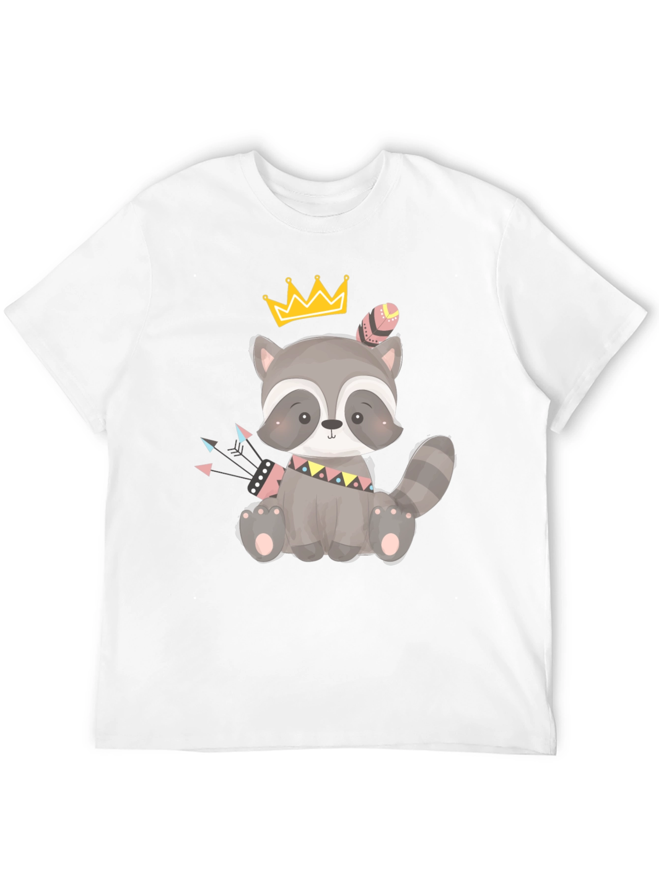 Cute Raccoon King T-Shirt