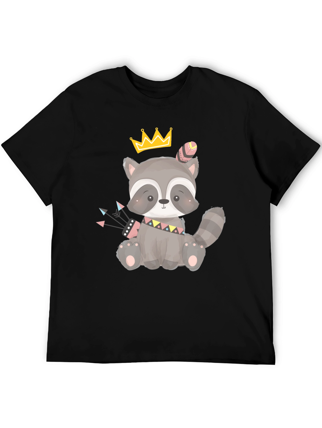Cute Raccoon King T-Shirt