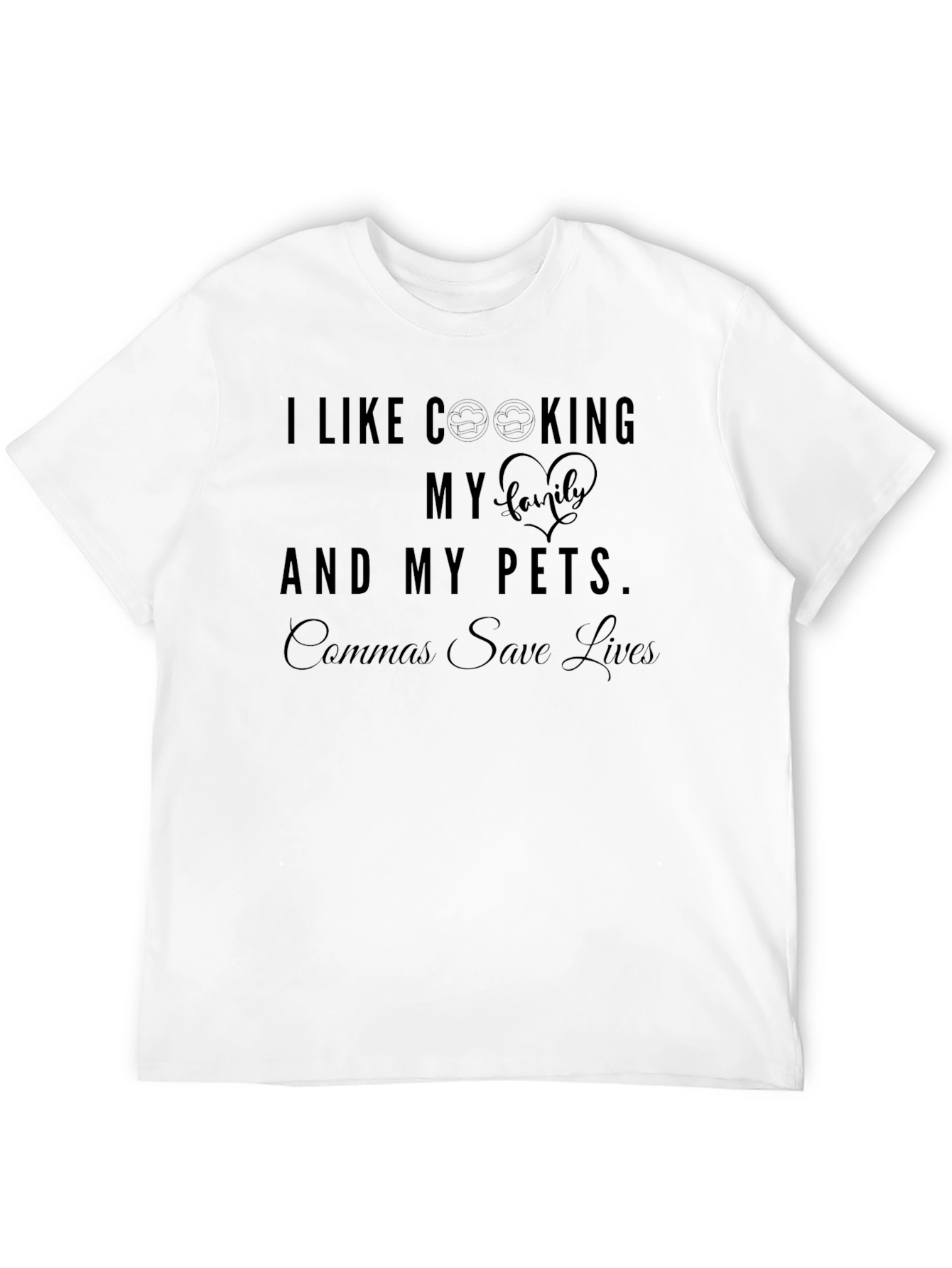 I Like Cooking Family Pets T-Shirt
