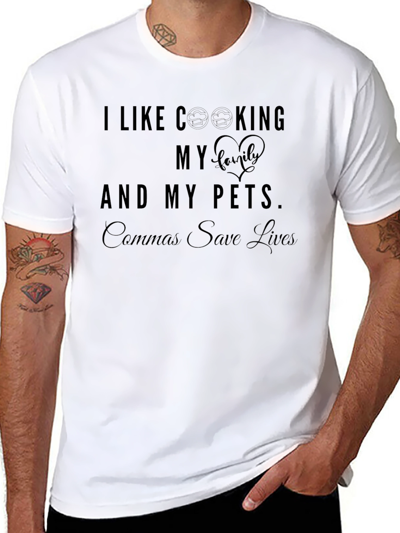 I Like Cooking Family Pets T-Shirt