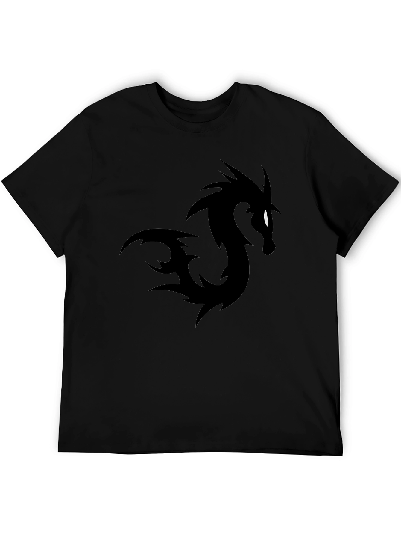 Black Dragon Graphic Tee - Casual Menswear