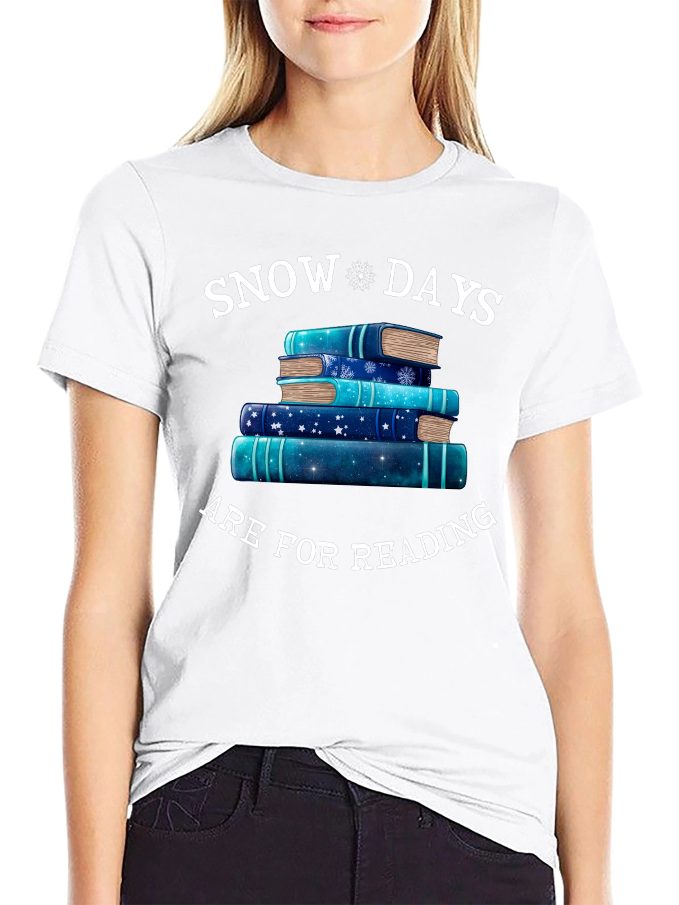 Snow Days Are For Reading T-Shirt