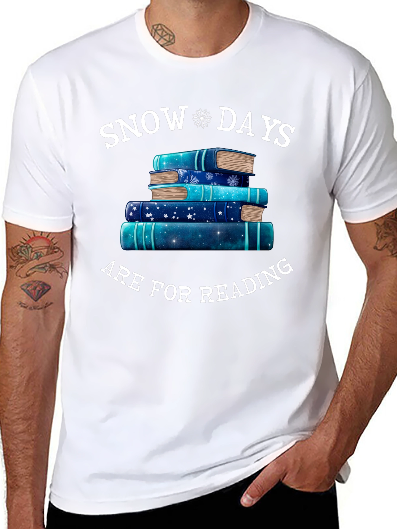 Snow Days Are For Reading T-Shirt