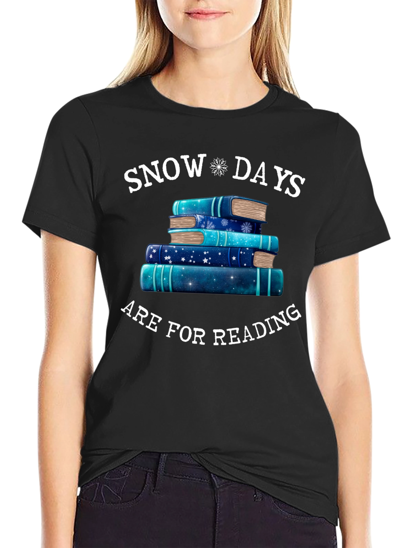 Snow Days Are For Reading T-Shirt
