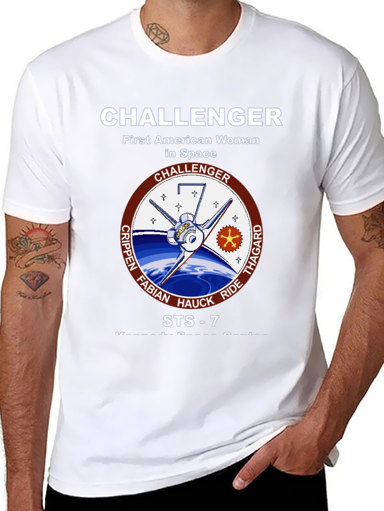 Challenger STS-7 T-Shirt First American Woman in Space
