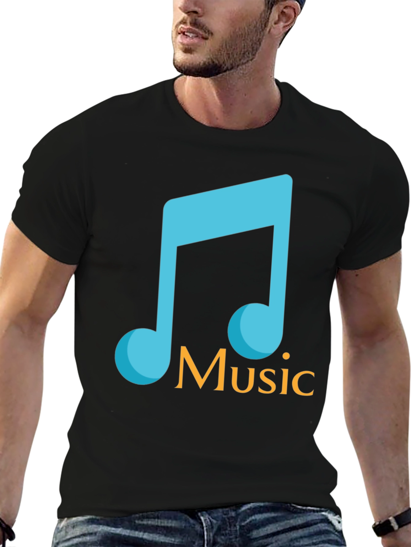 Music Note Graphic T-Shirt