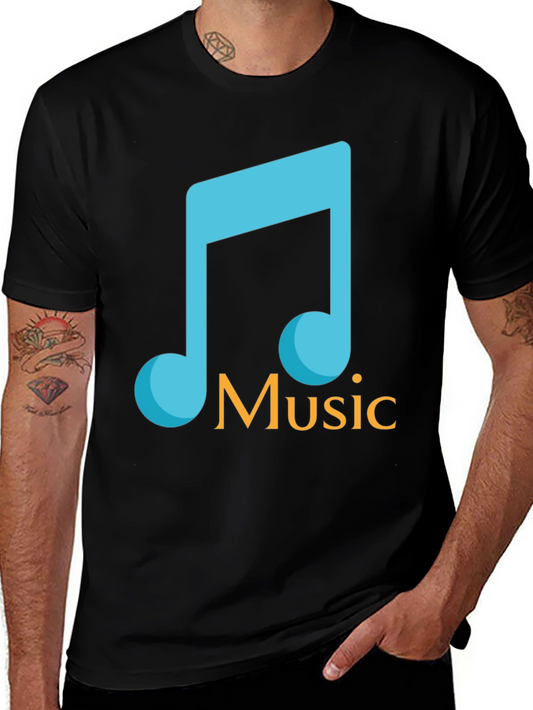 Music Note Graphic T-Shirt