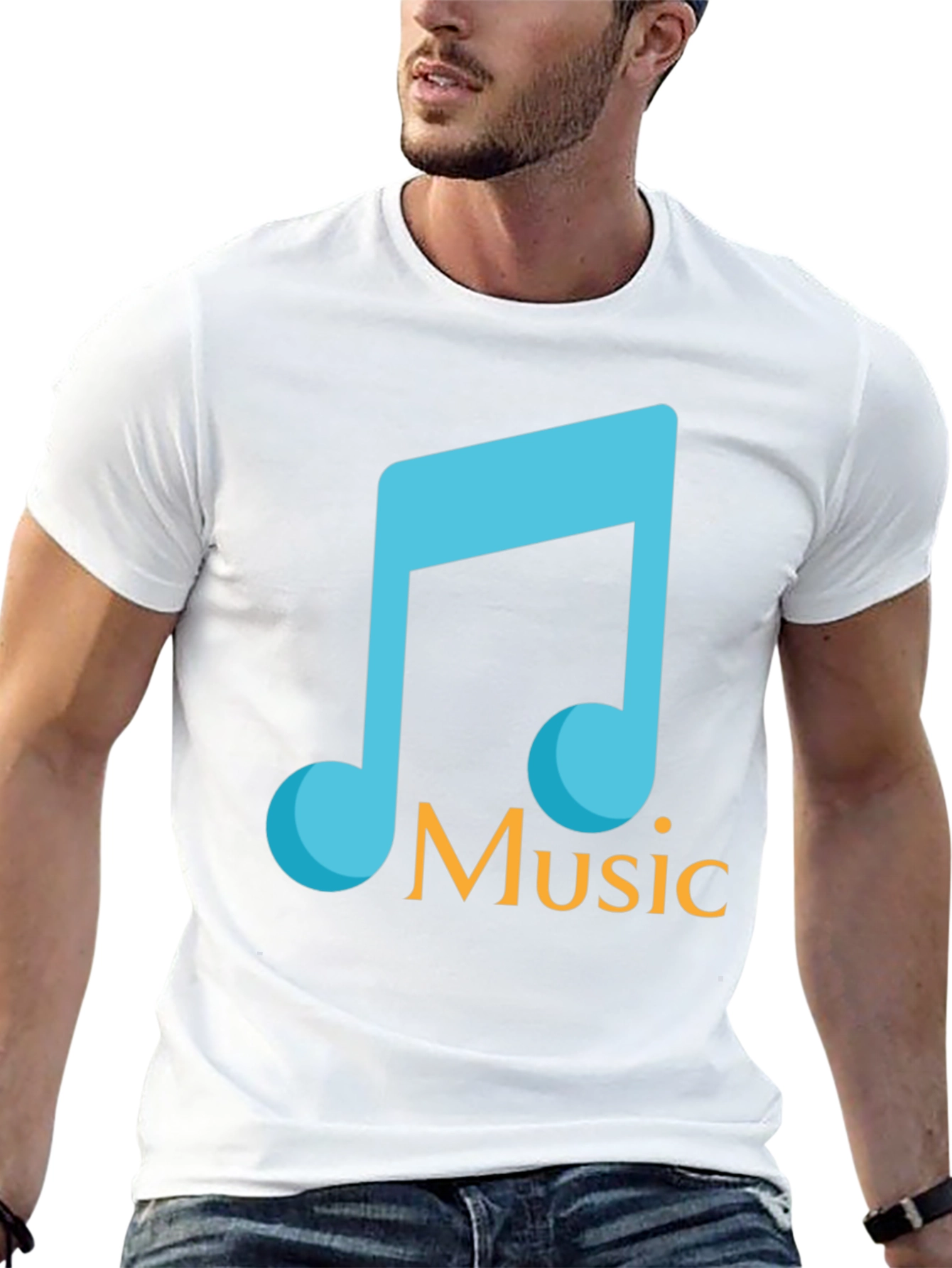 Music Note Graphic T-Shirt