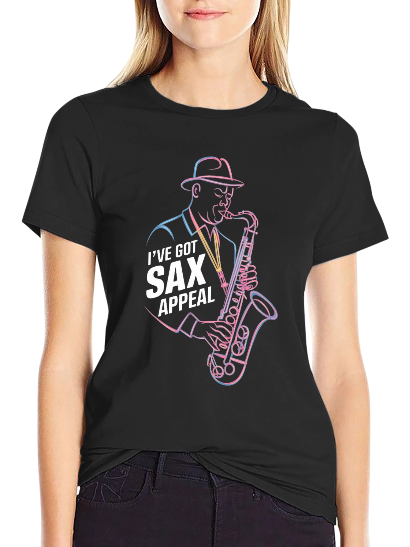 Sax Appeal T-Shirt - Stylish Musician Tee