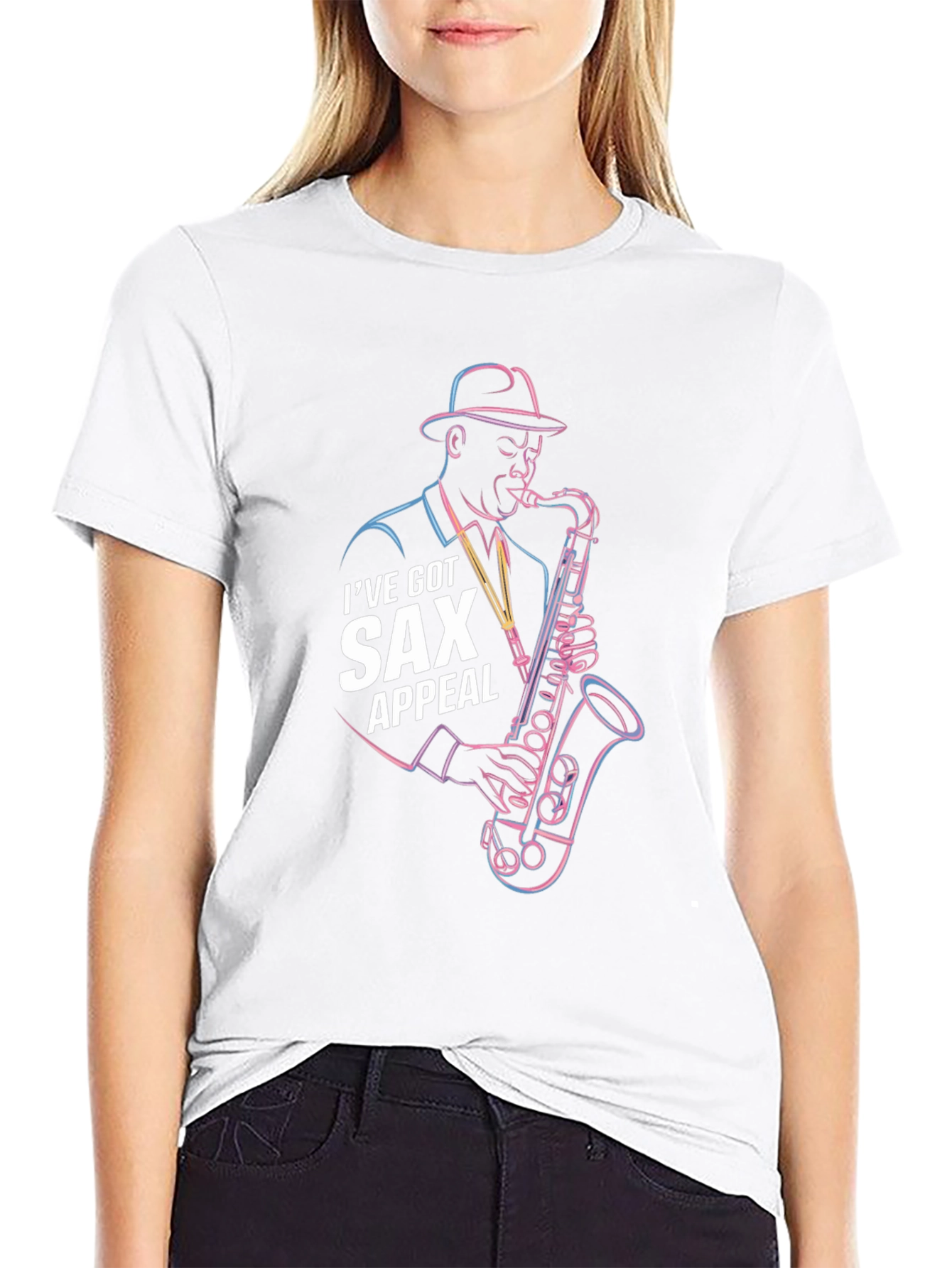 Sax Appeal T-Shirt - Stylish Musician Tee