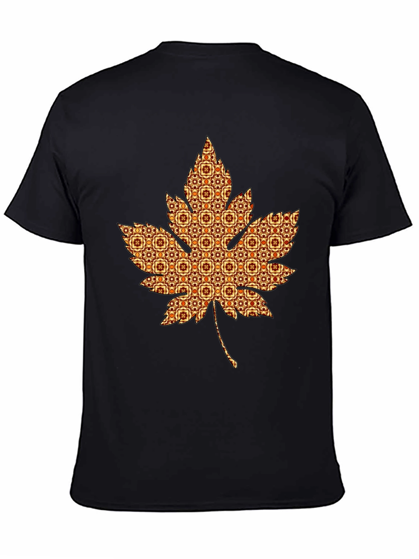 Stylish Maple Leaf Graphic Tee - Unique Autumn Design