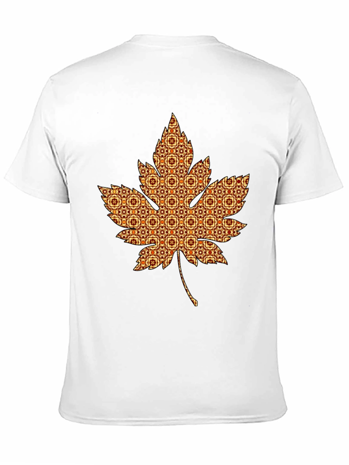 Stylish Maple Leaf Graphic Tee - Unique Autumn Design