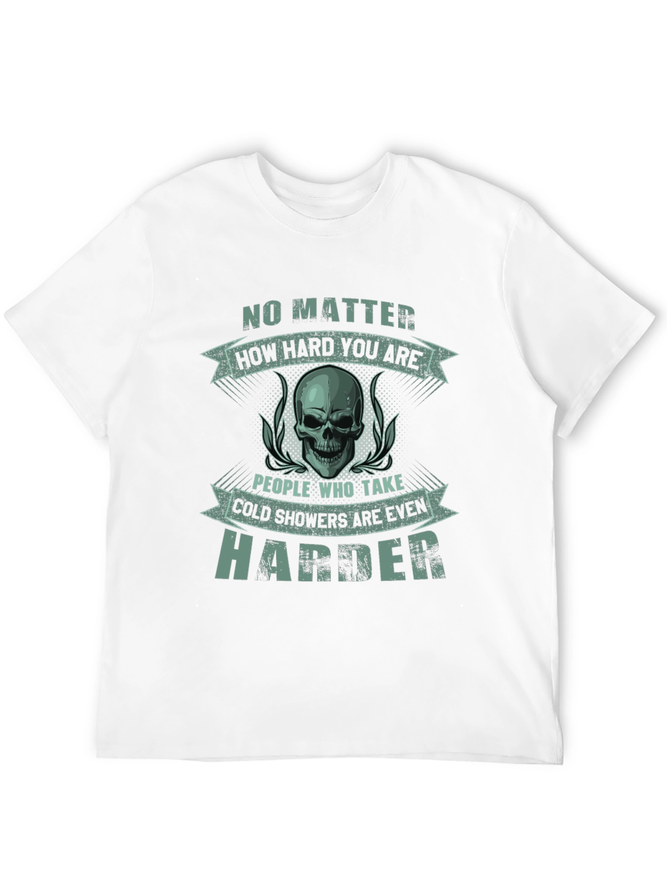 Harder Cold Shower Skull Graphic Tee