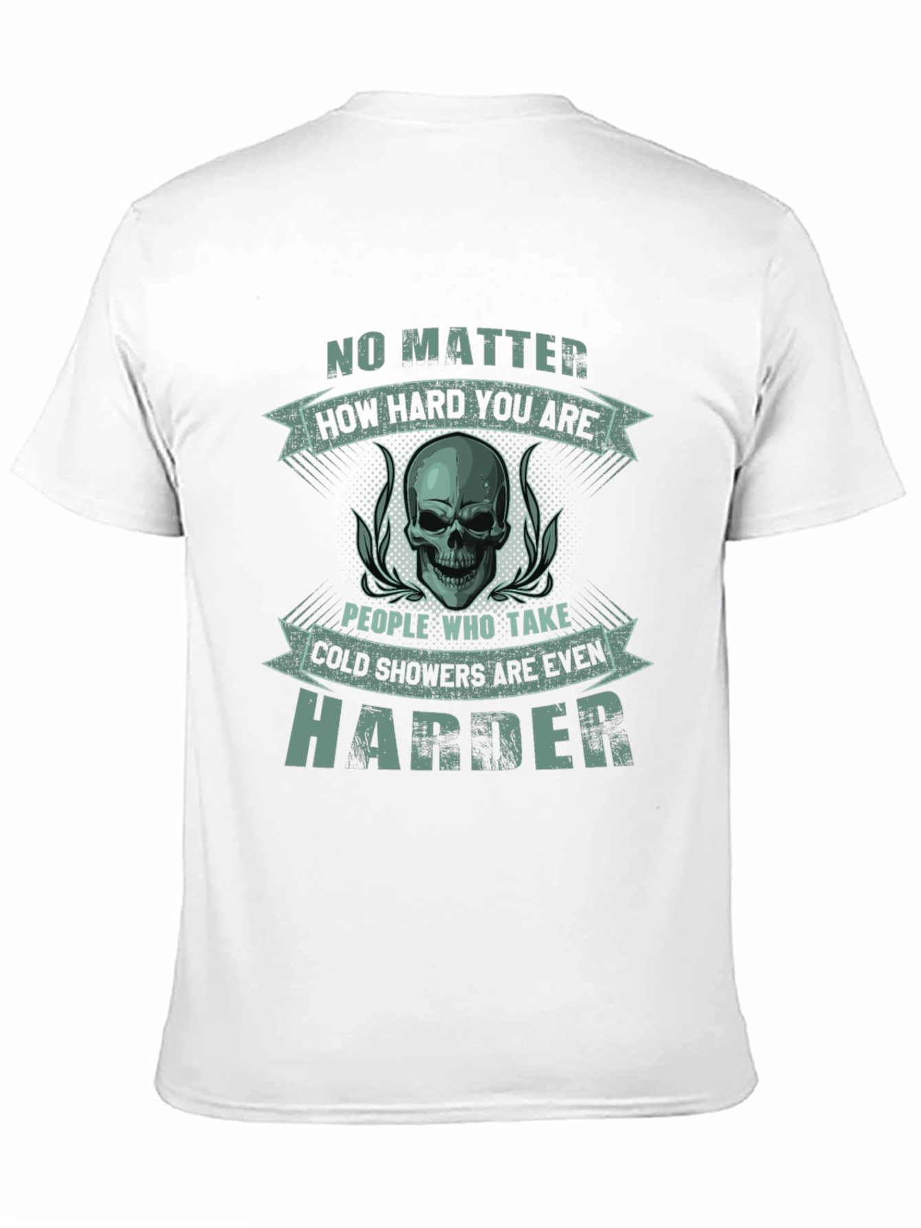 Harder Cold Shower Skull Graphic Tee