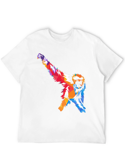 Geometric Monkey Graphic Tee