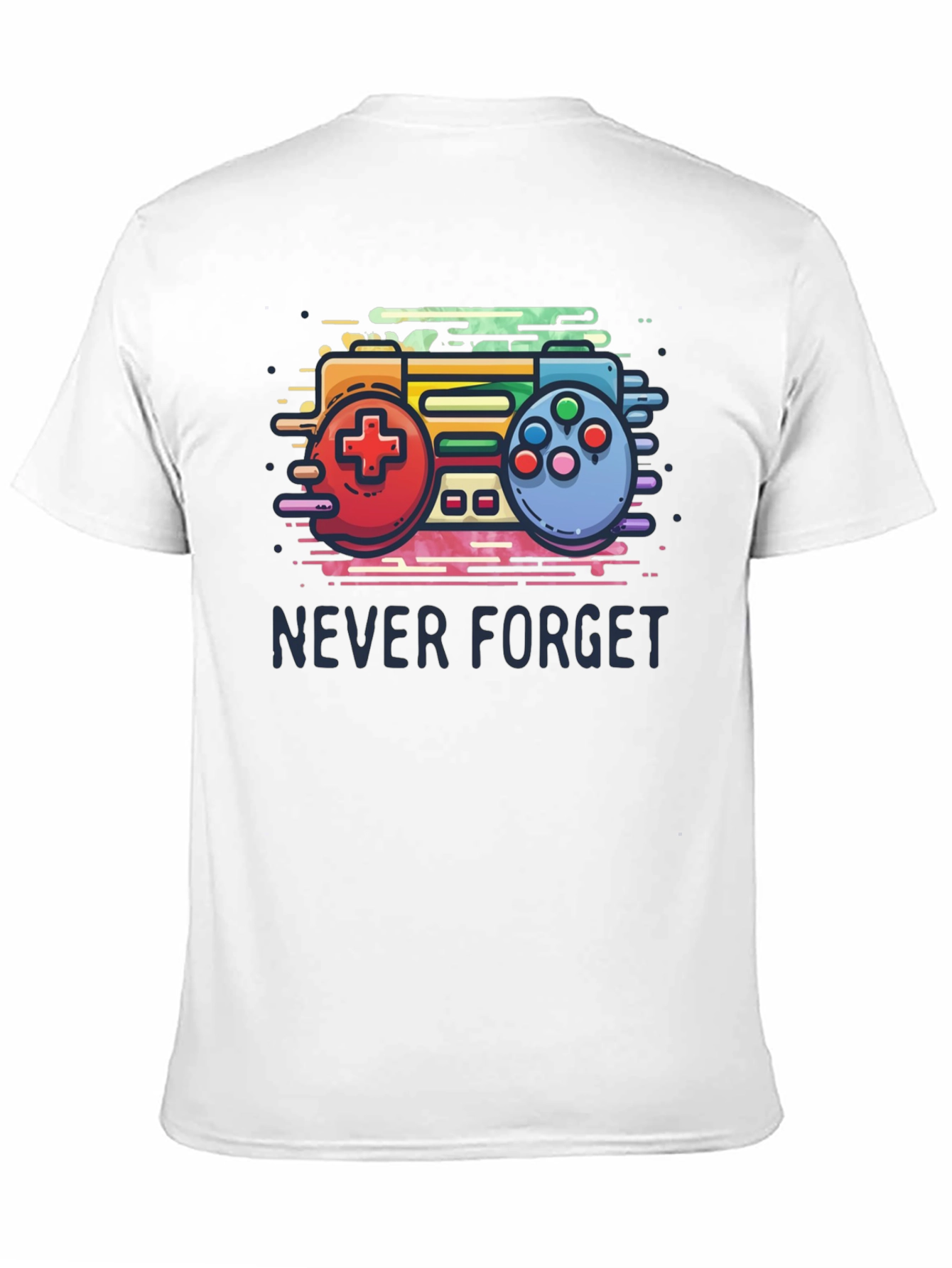Retro Gaming T-Shirt - Never Forget
