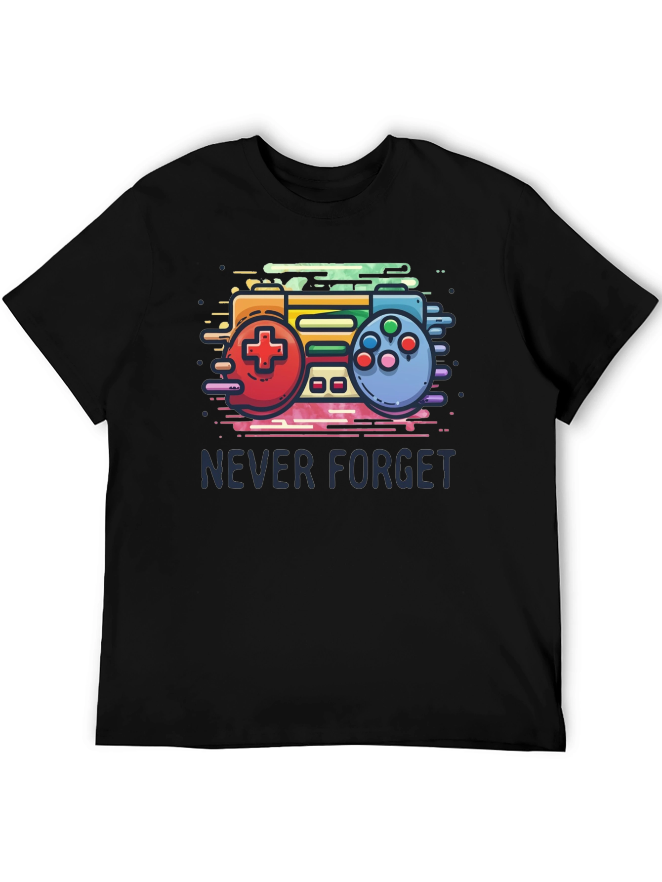 Retro Gaming T-Shirt - Never Forget