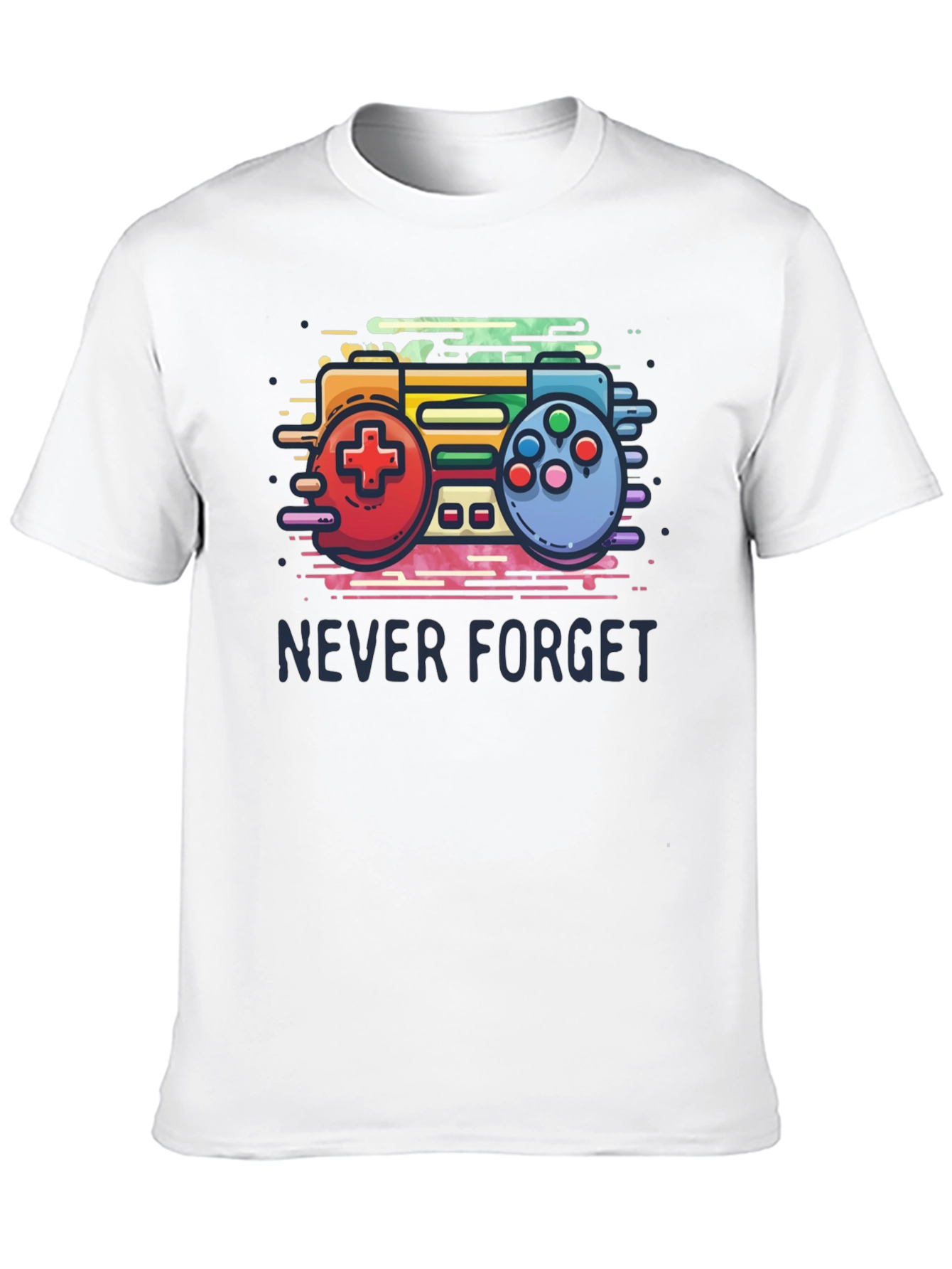 Retro Gaming T-Shirt - Never Forget