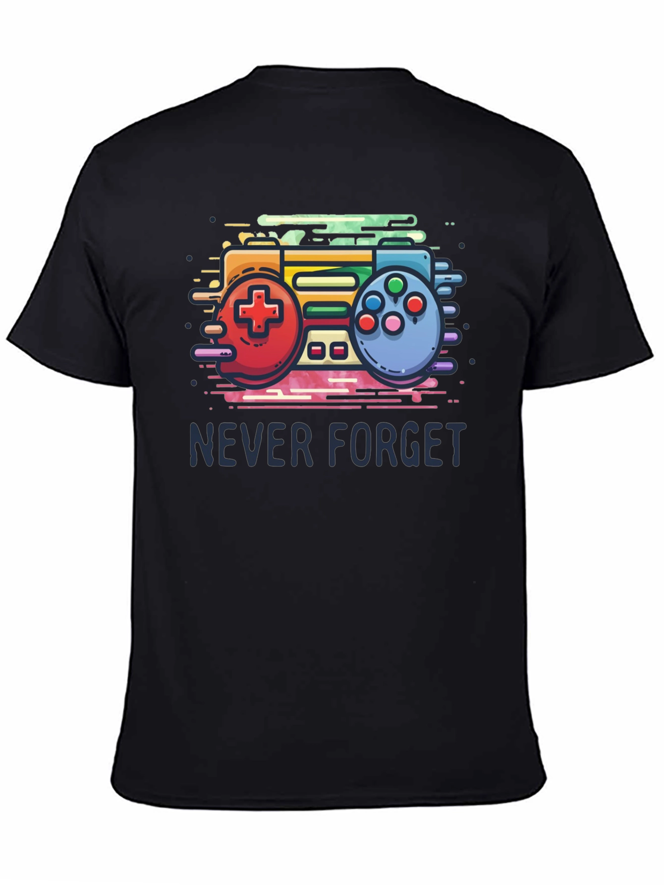 Retro Gaming T-Shirt - Never Forget
