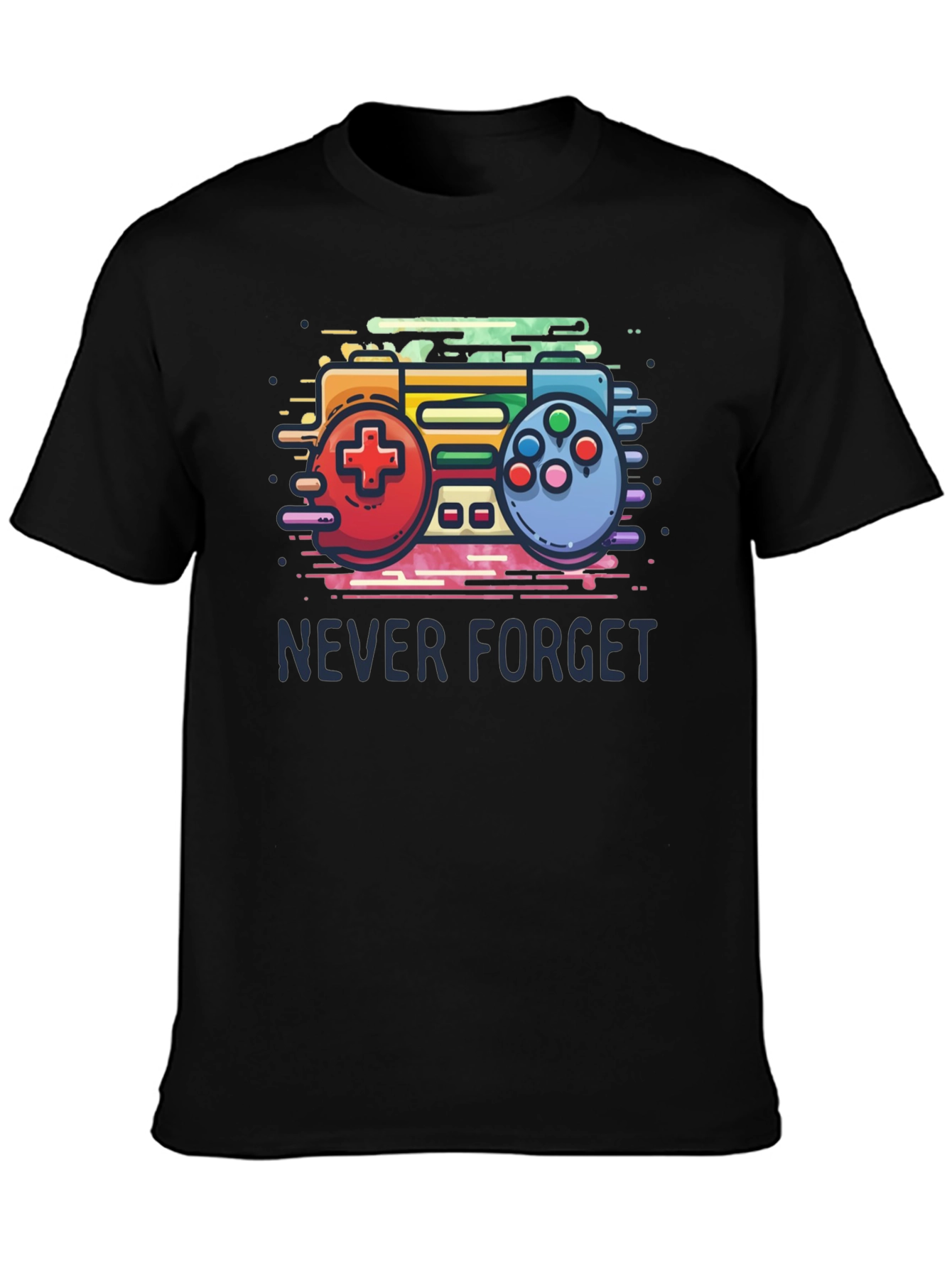 Retro Gaming T-Shirt - Never Forget
