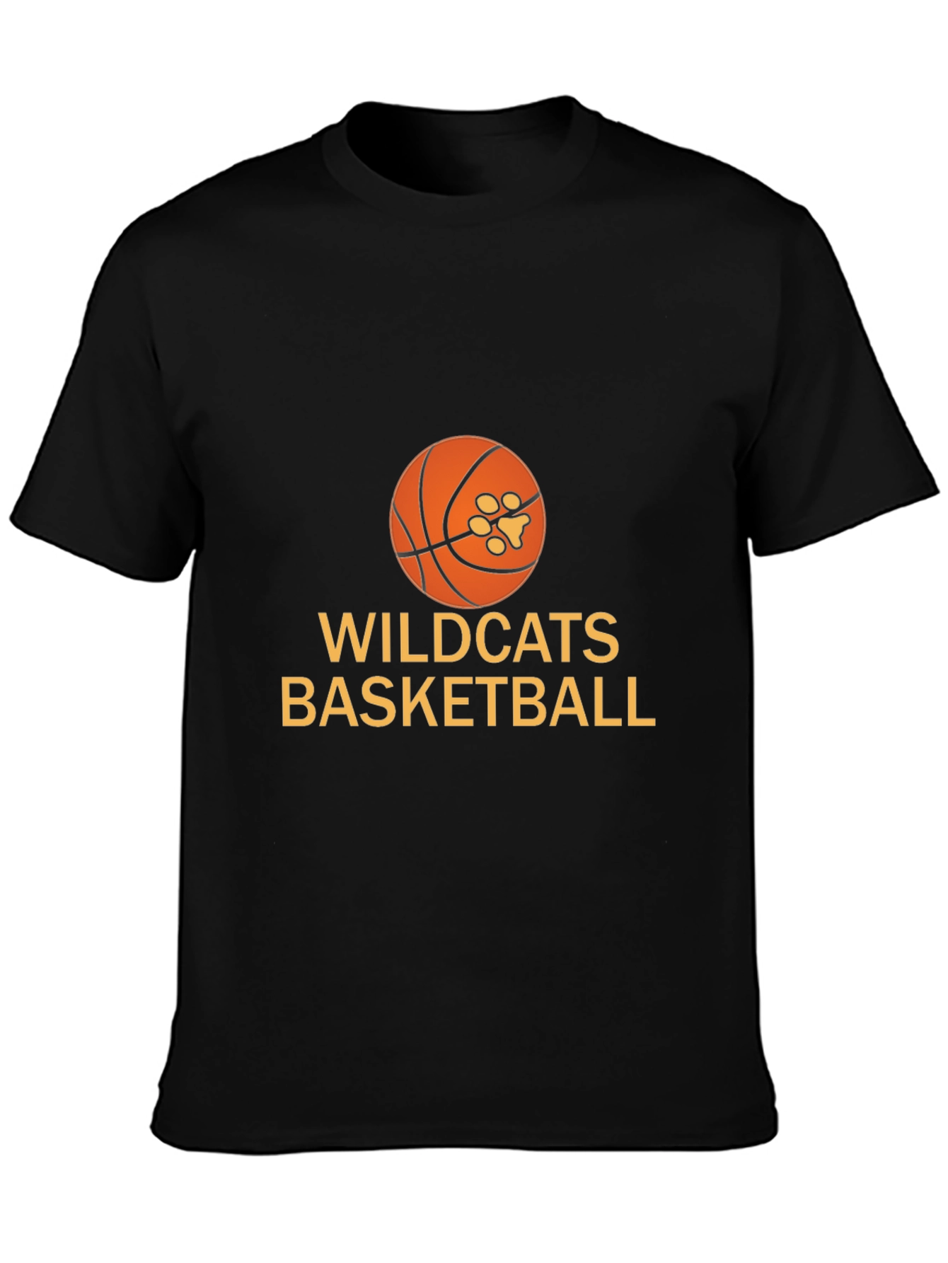 Wildcats Basketball Graphic Tee - Black