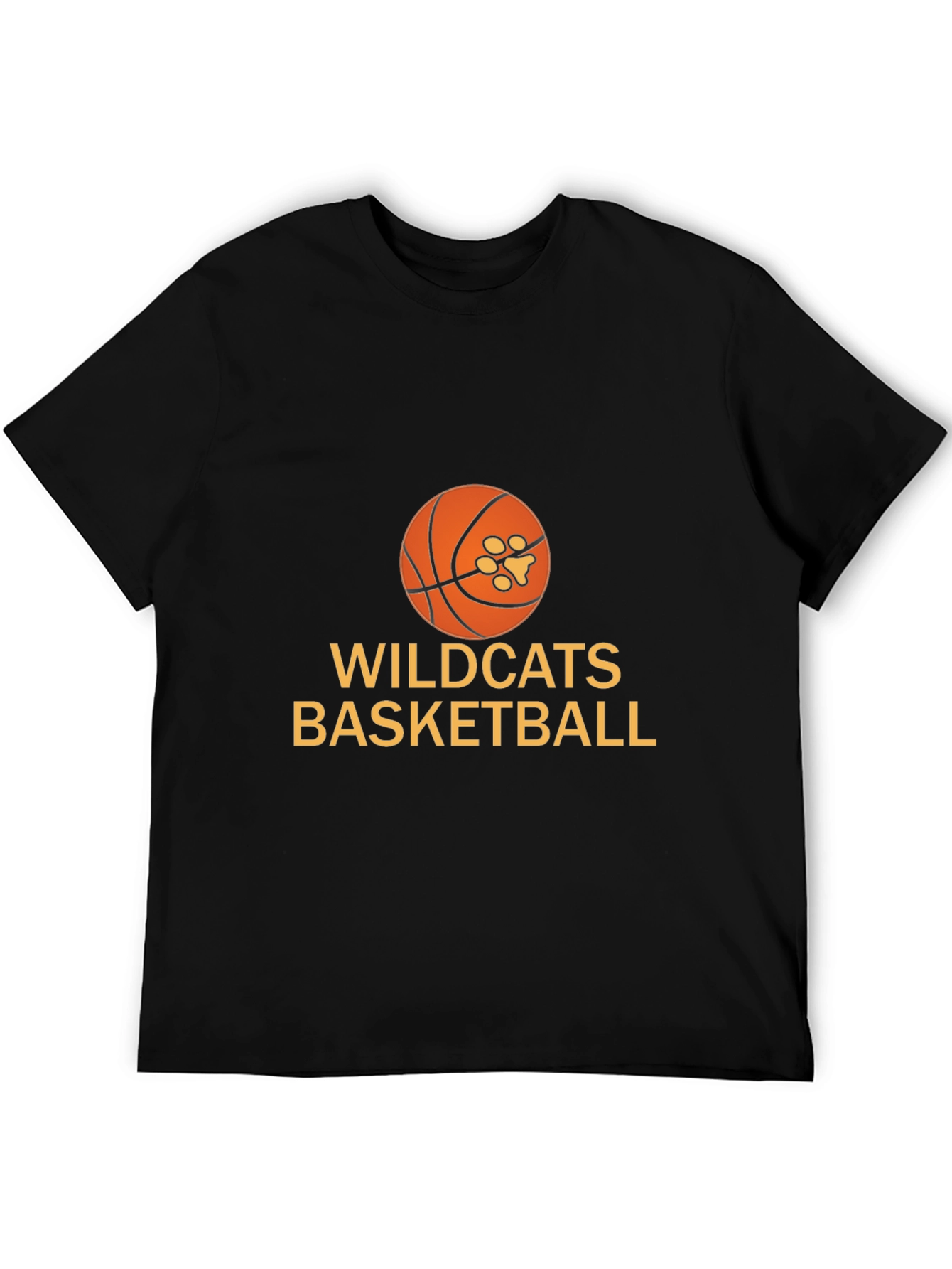 Wildcats Basketball Graphic Tee - Black