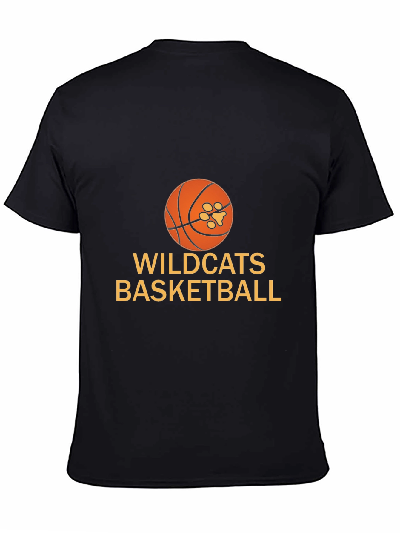 Wildcats Basketball Graphic Tee - Black