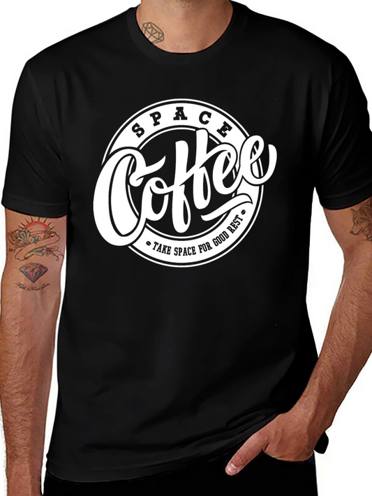 Space Coffee Graphic Tee - Take Space For Good Rest