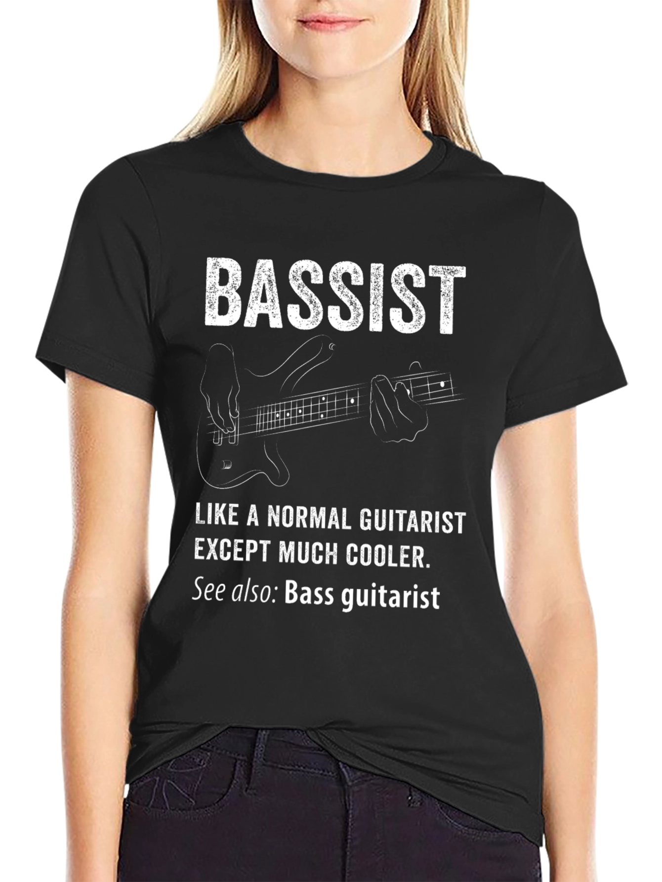 Bassist T-Shirt - Cool Guitarist Alternative