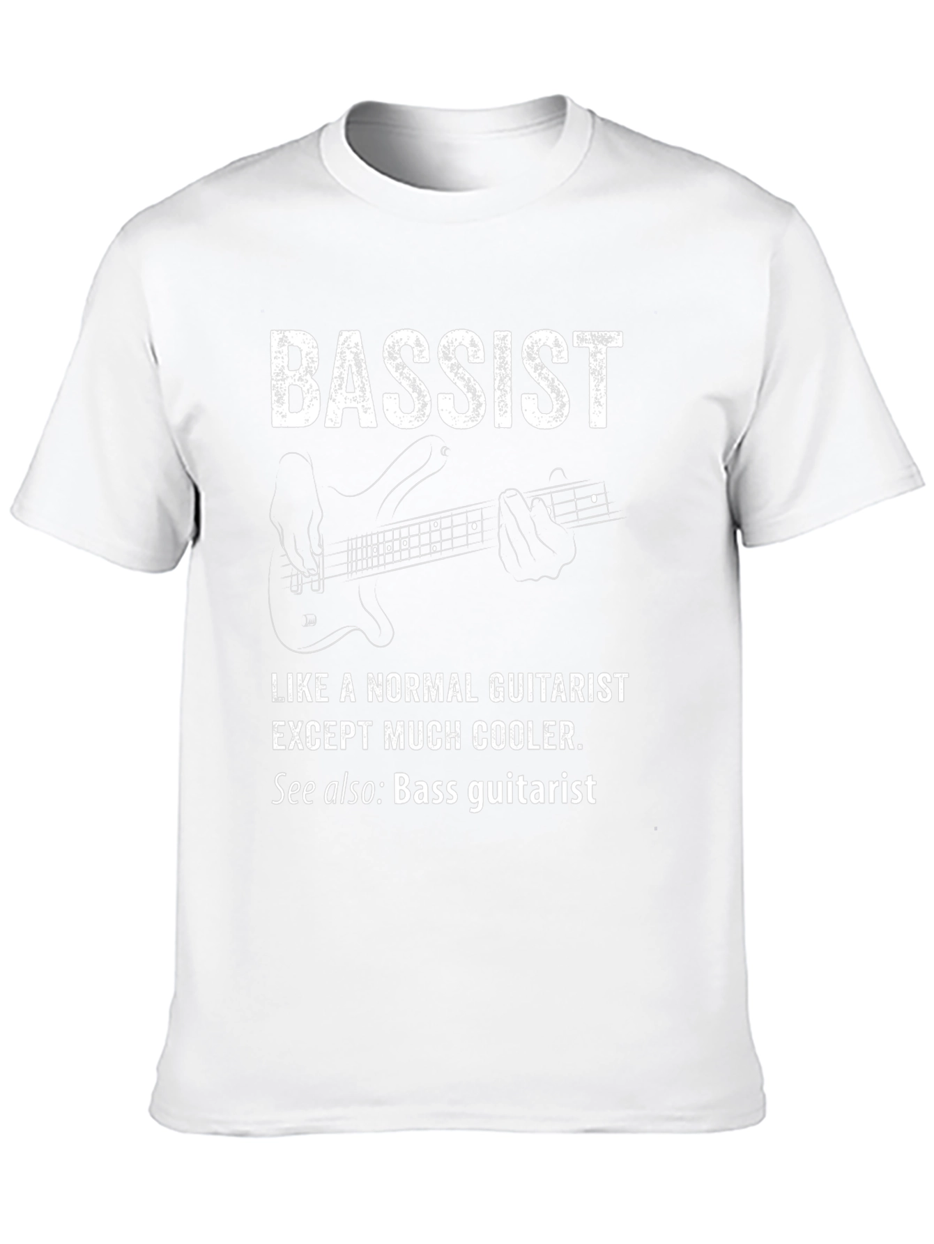 Bassist T-Shirt - Cool Guitarist Alternative