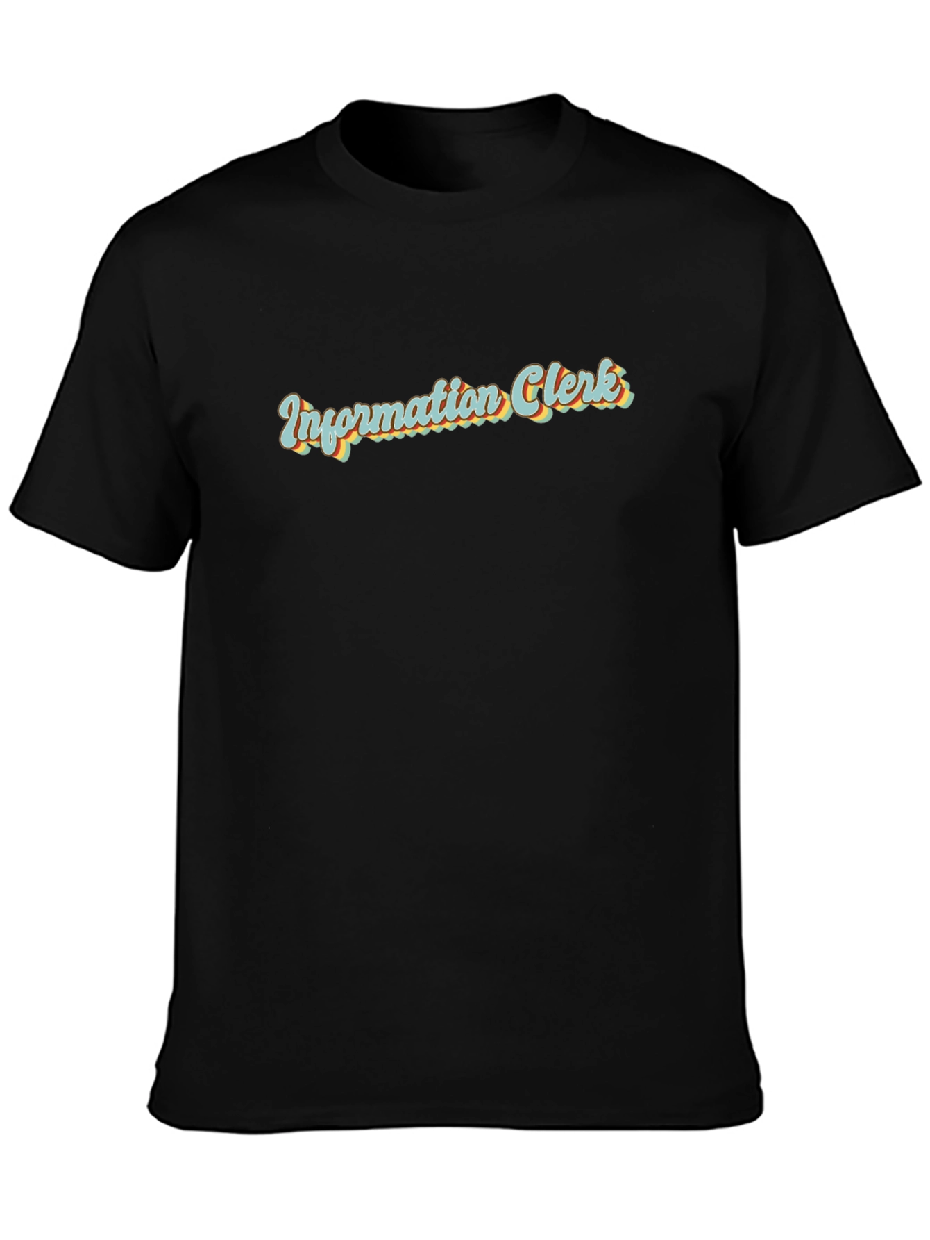 Information Clerk Retro T-Shirt