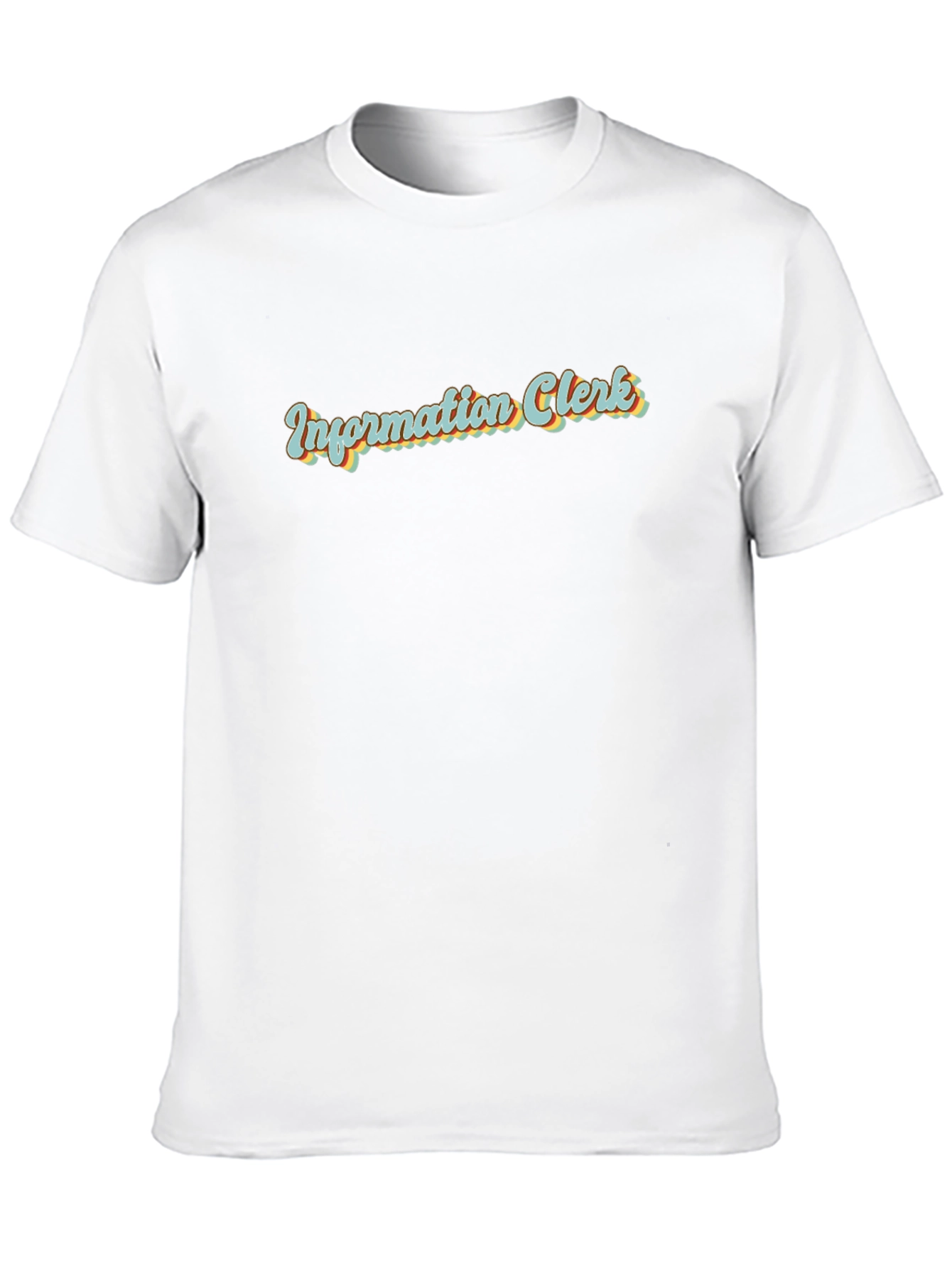 Information Clerk Retro T-Shirt