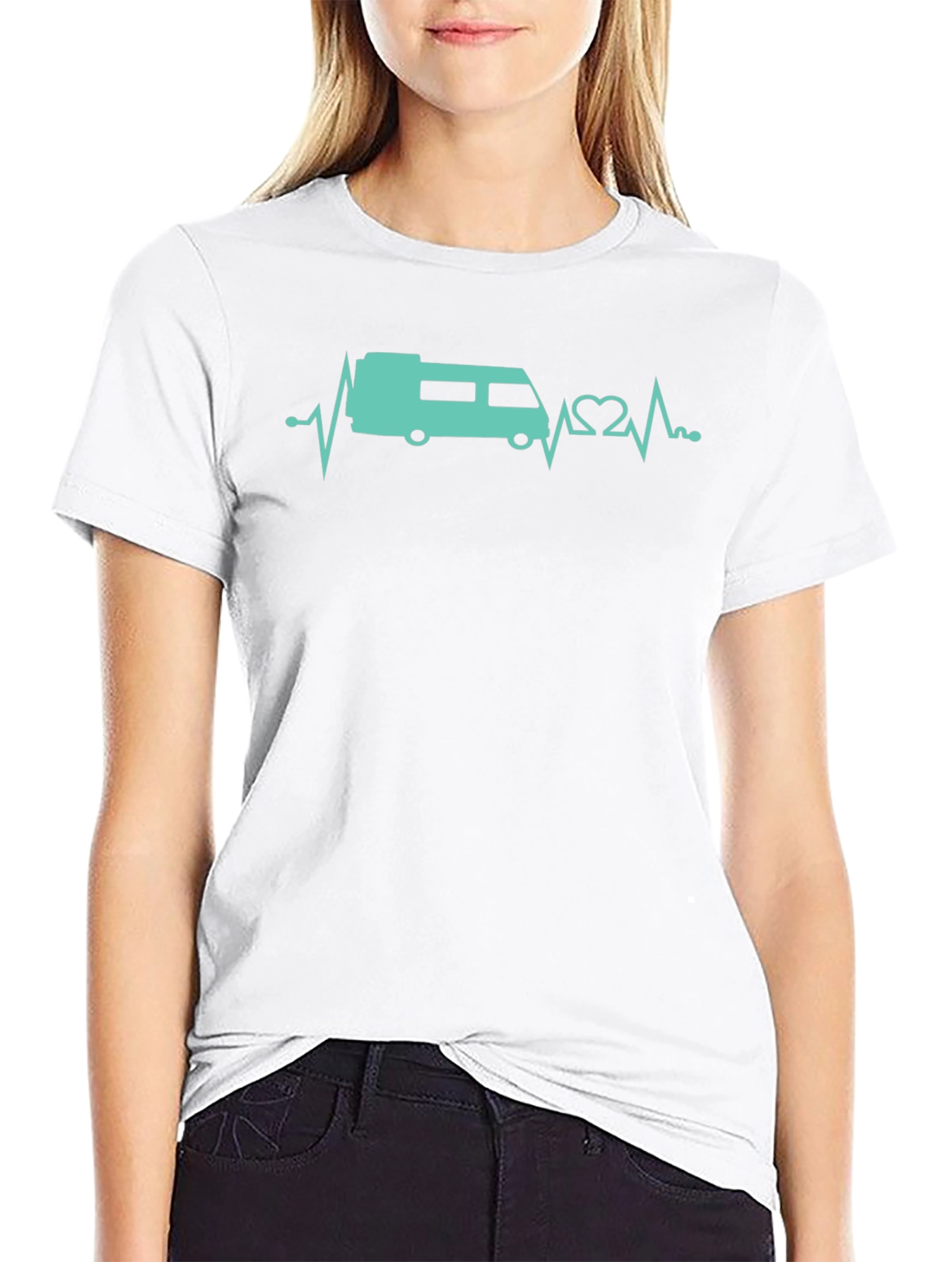 RV Heartbeat T-Shirt - Camping Life Tee
