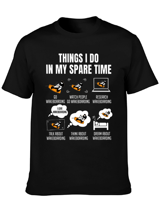 Things I Do Wakeboarding T-Shirt