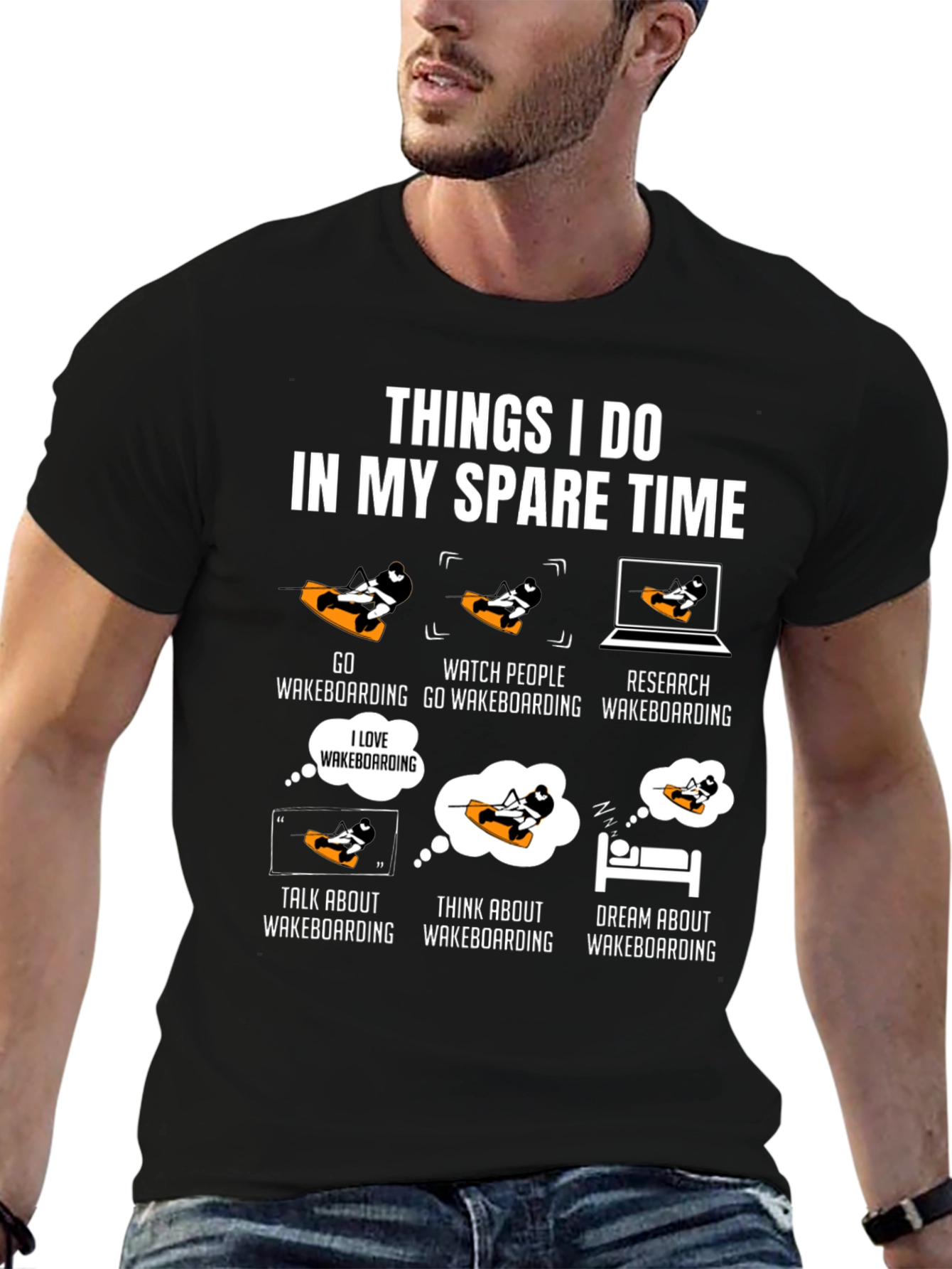Things I Do Wakeboarding T-Shirt