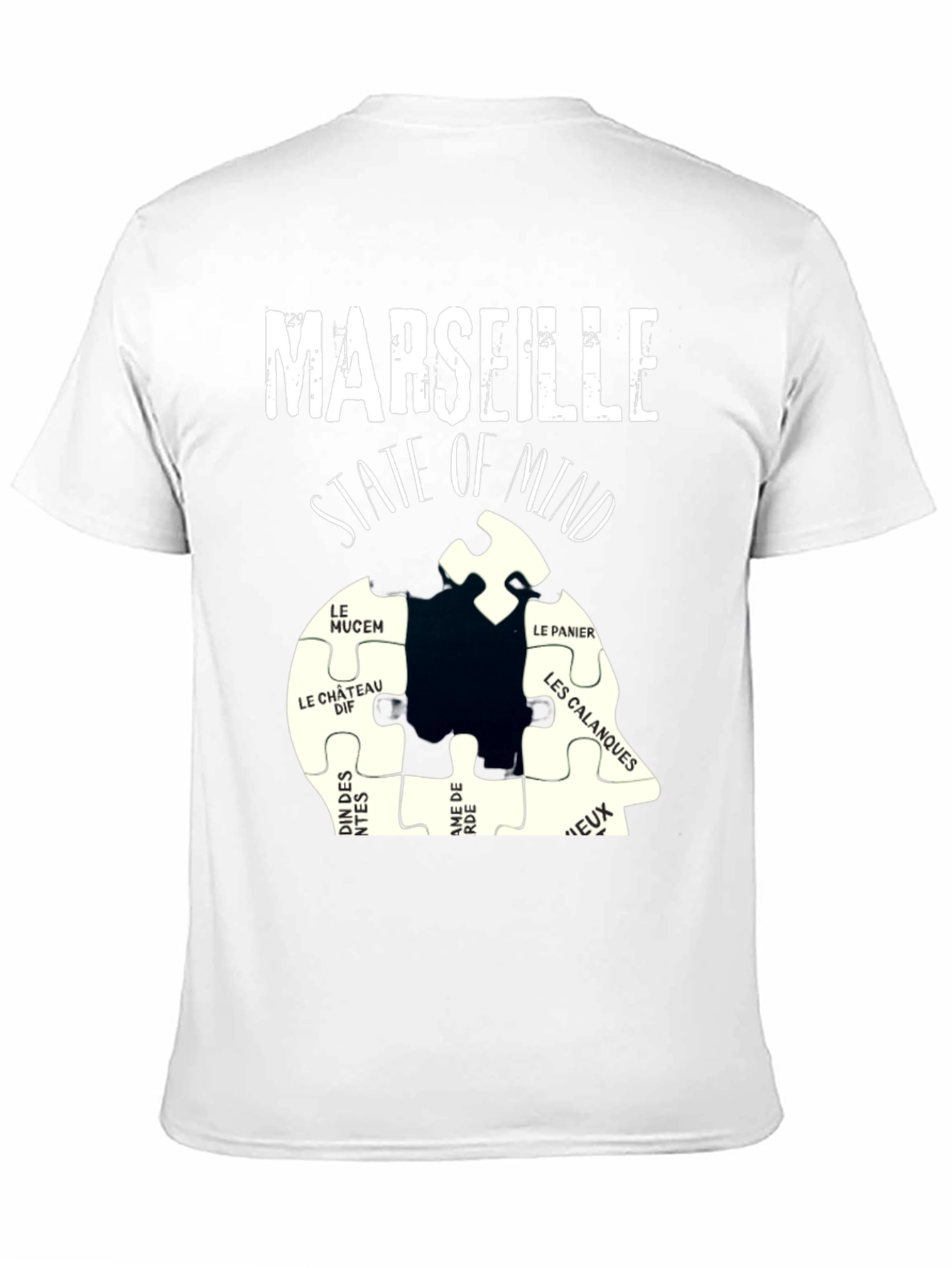 Marseille State of Mind T-Shirt Black