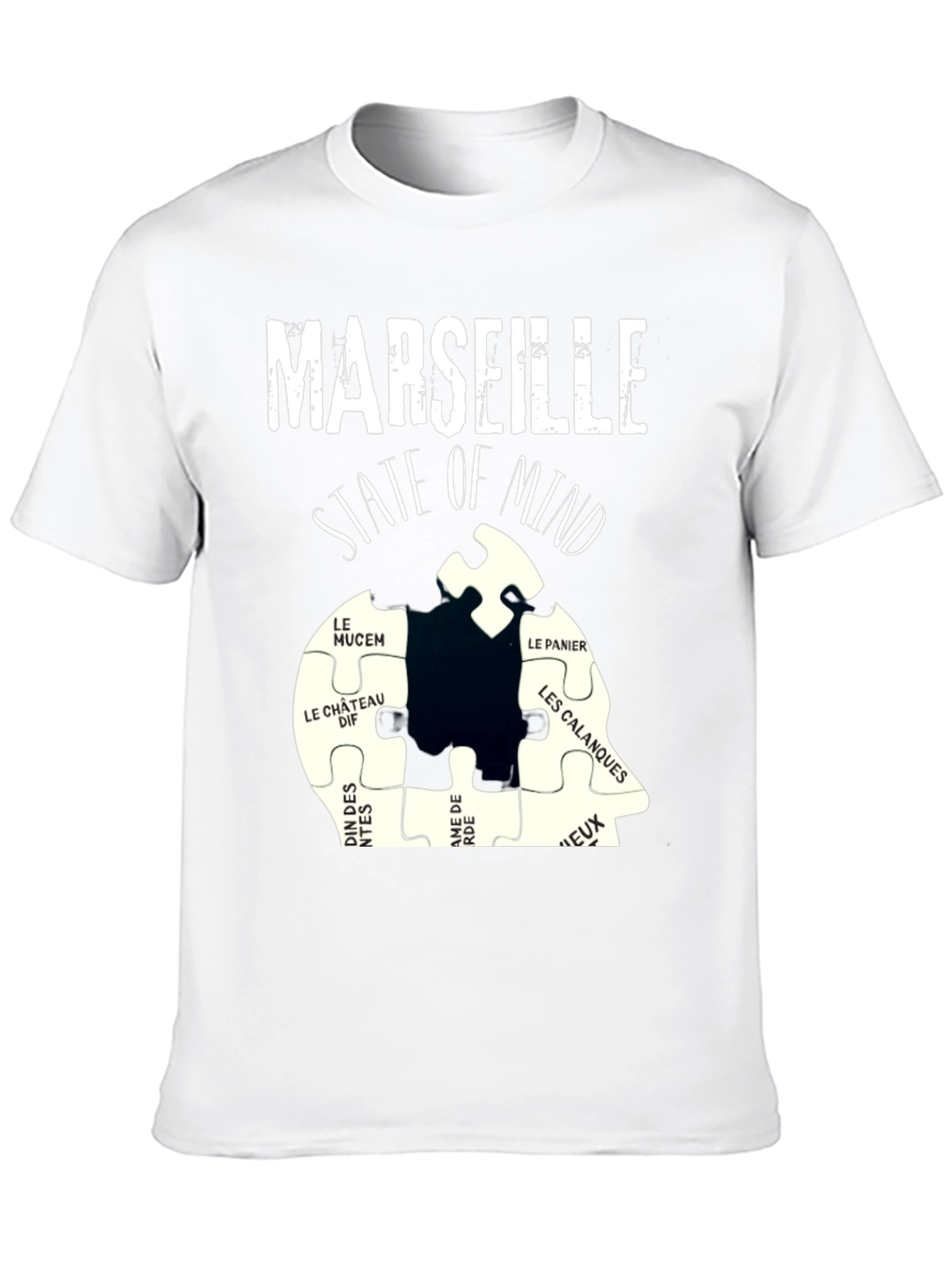 Marseille State of Mind T-Shirt Black