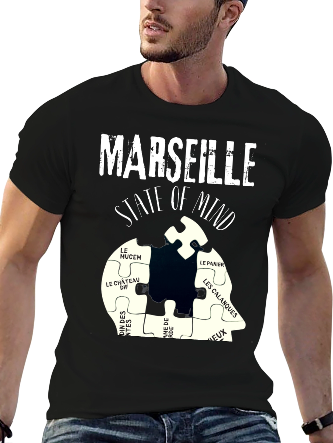 Marseille State of Mind T-Shirt Black