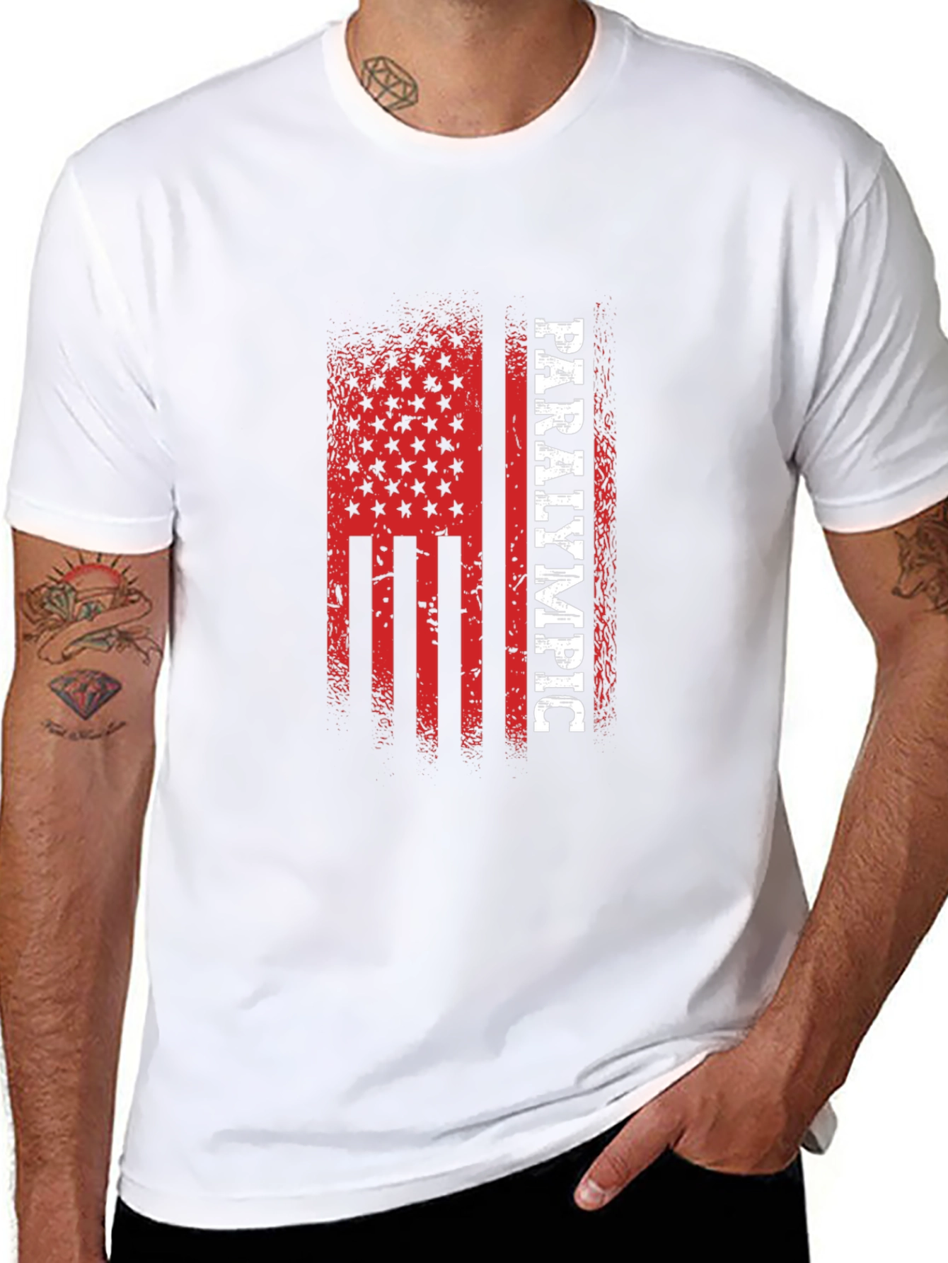 Paralympic American Flag Graphic T-Shirt