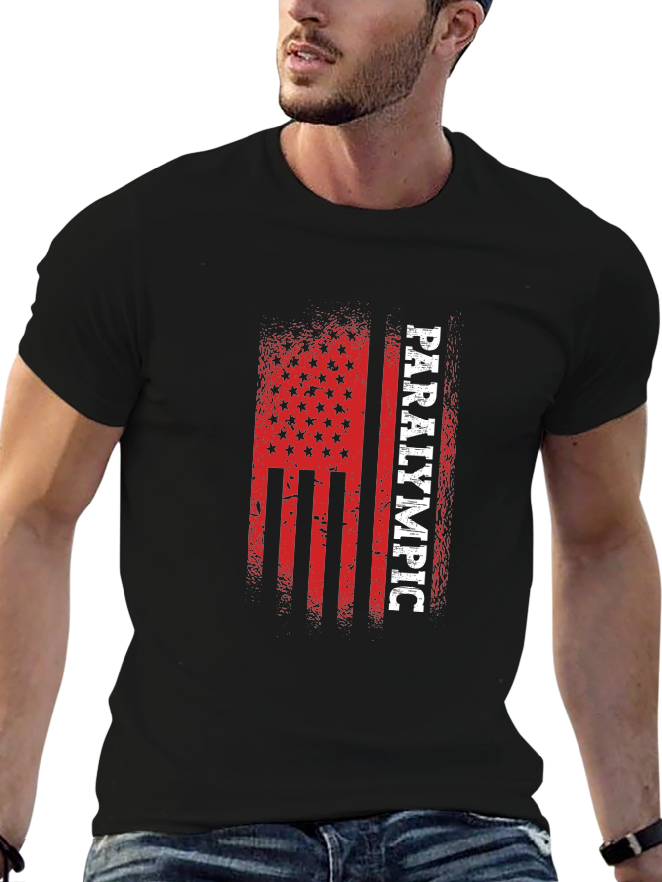 Paralympic American Flag Graphic T-Shirt