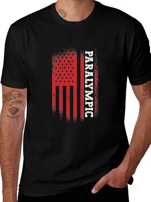 Paralympic American Flag Graphic T-Shirt