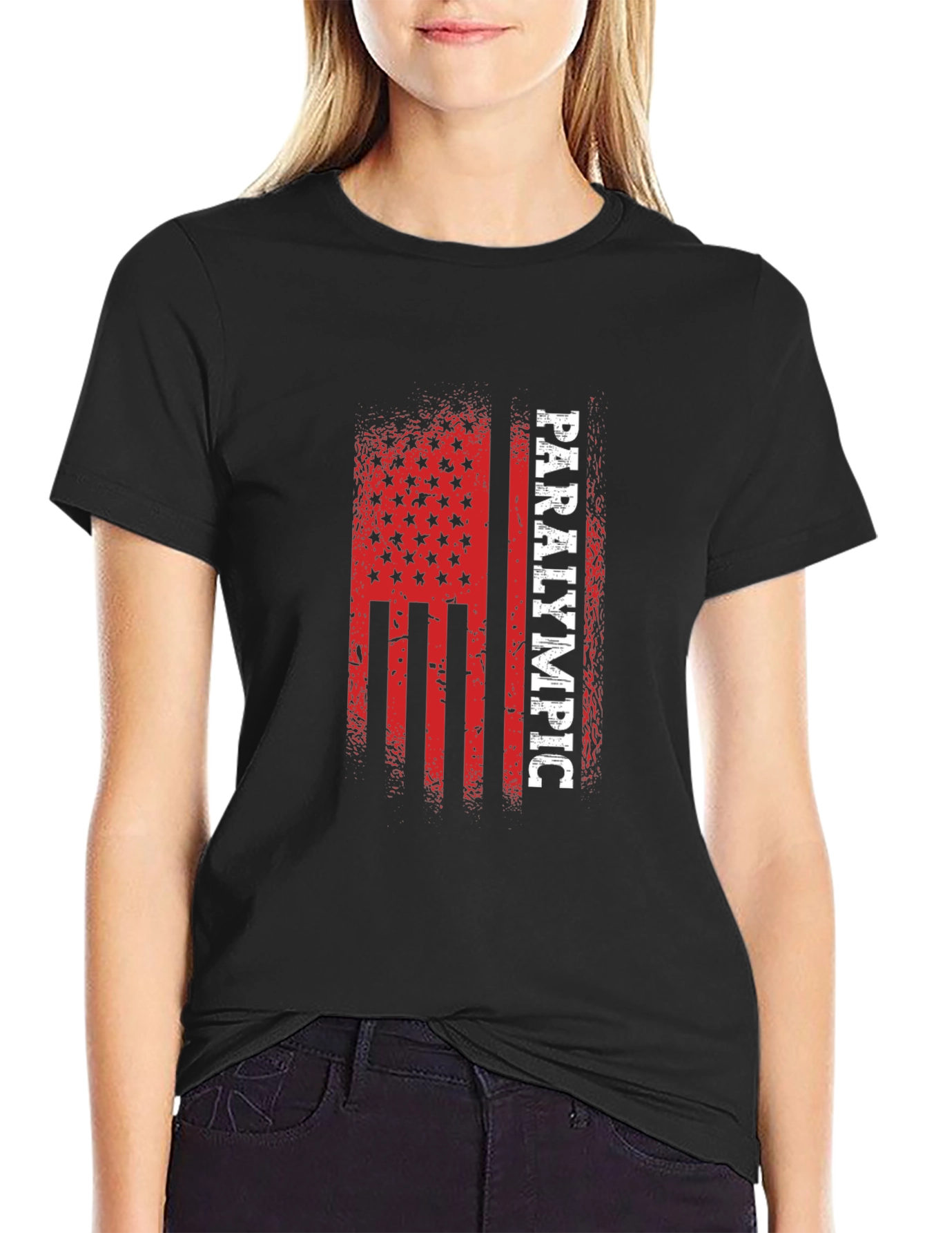 Paralympic American Flag Graphic T-Shirt