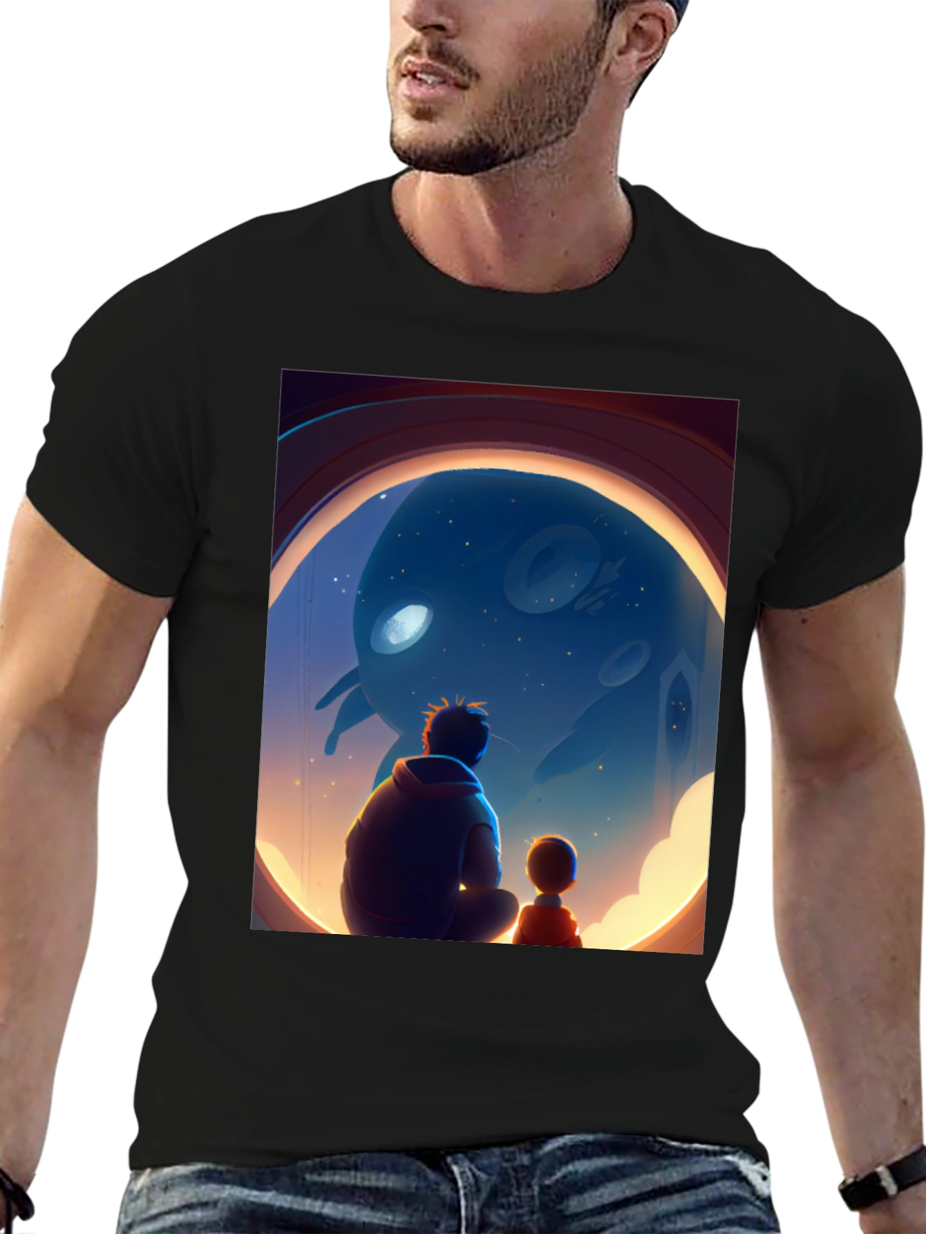 Dad and Son Alien T-Shirt