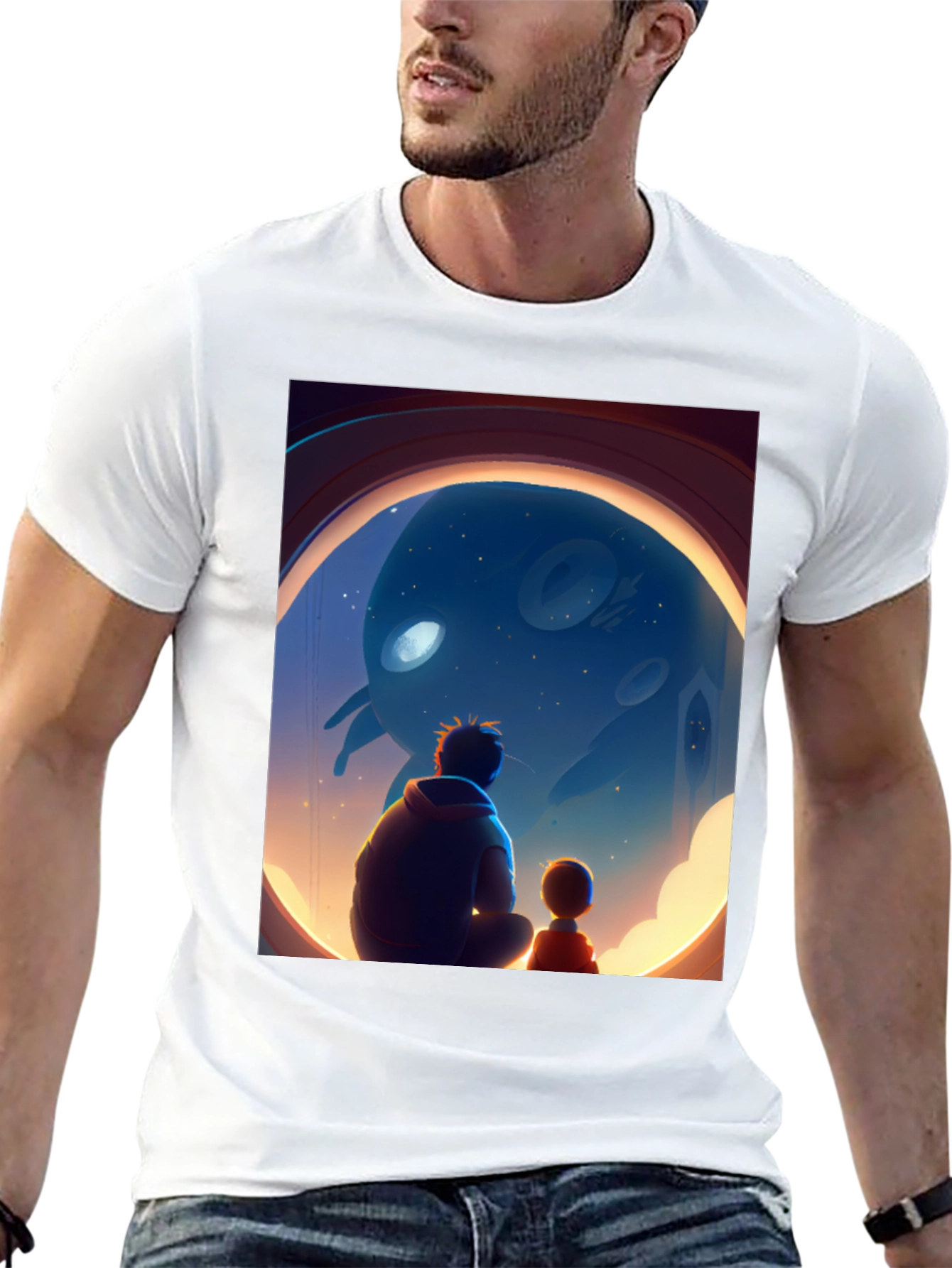 Dad and Son Alien T-Shirt