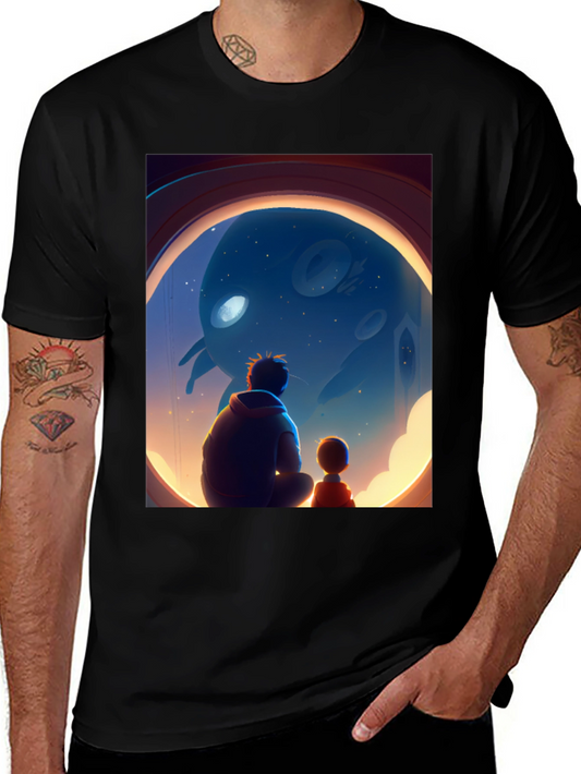 Dad and Son Alien T-Shirt