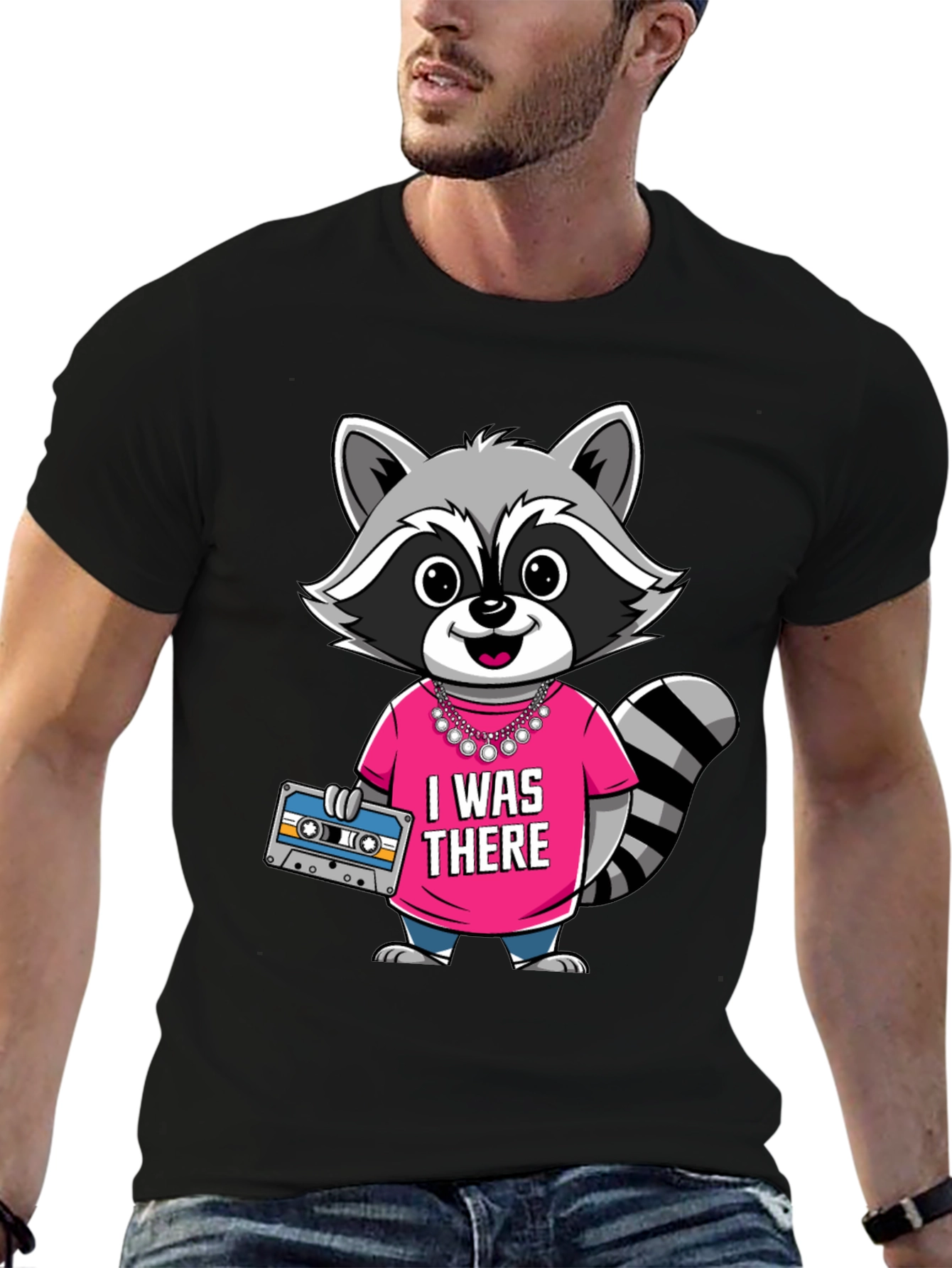 Raccoon I Was There Graphic Tee