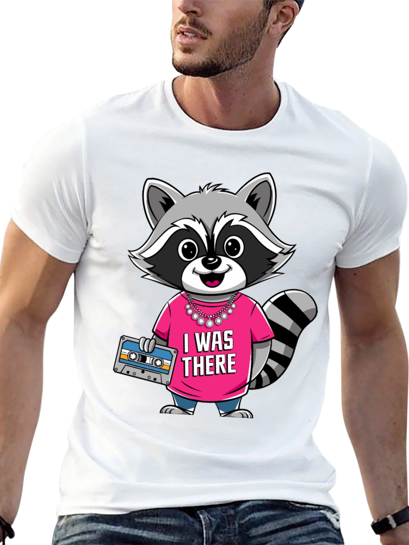 Raccoon I Was There Graphic Tee