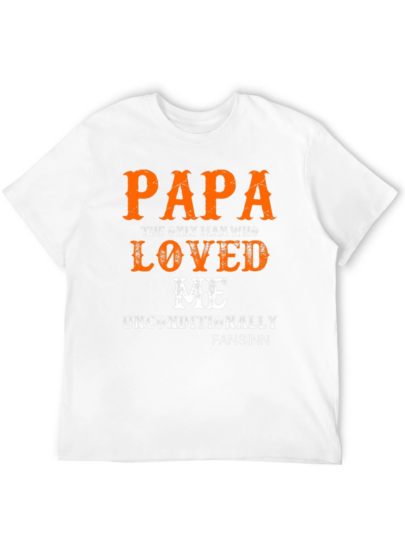 Papa Loved Me Graphic Tee - Unisex Black T-Shirt